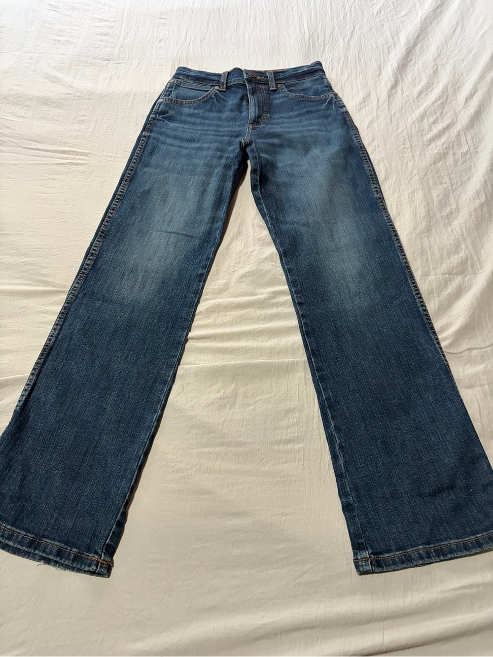 Wrangler Dark Blue Wide Leg Jeans